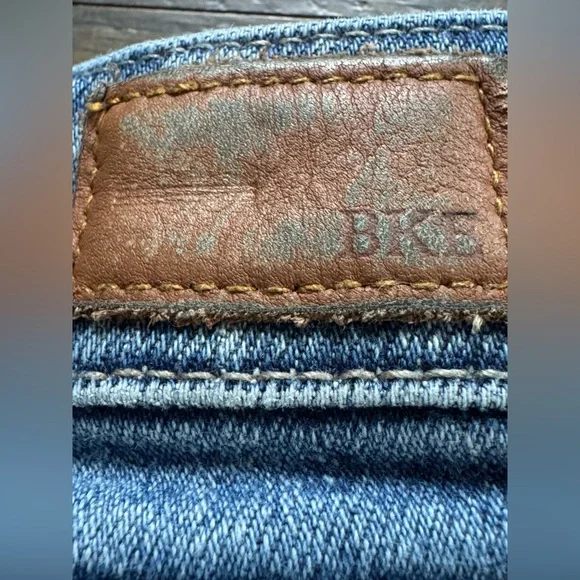 BKE Kids Blue Distressed Flare Jeans - Picture 4 of 6